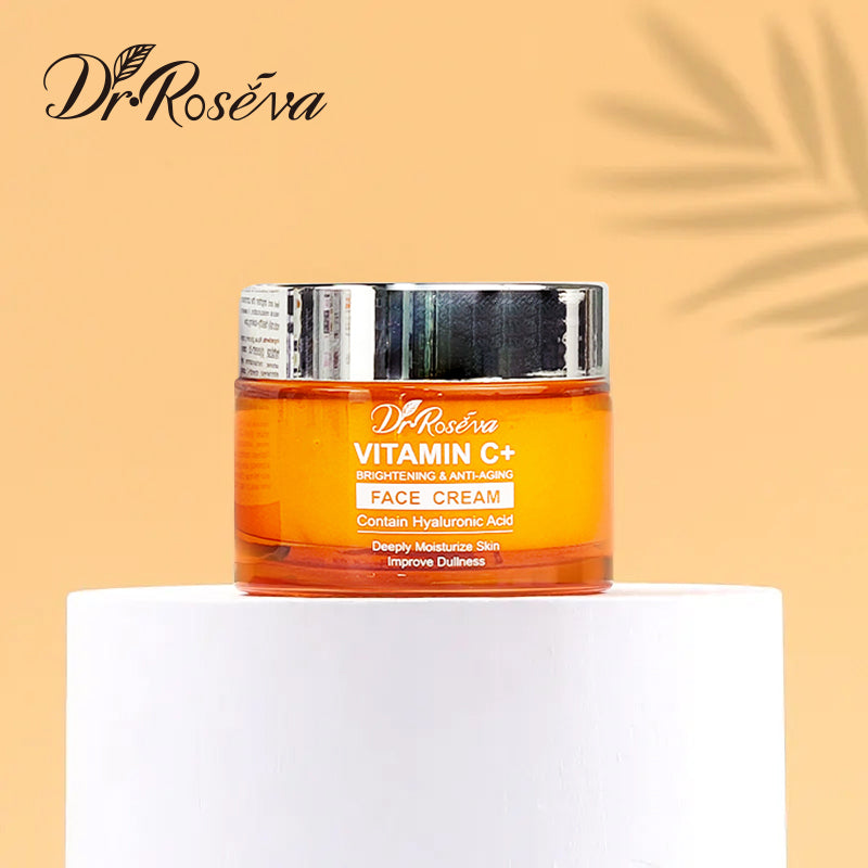 Crème visage hydratante enrichie à la vitamine C