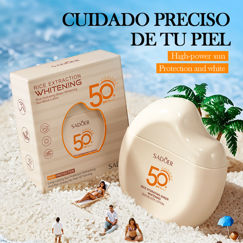 Crème solaire visage protectrice et hydratante