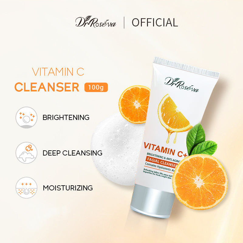 Nettoyant visage enrichie à la vitamine C