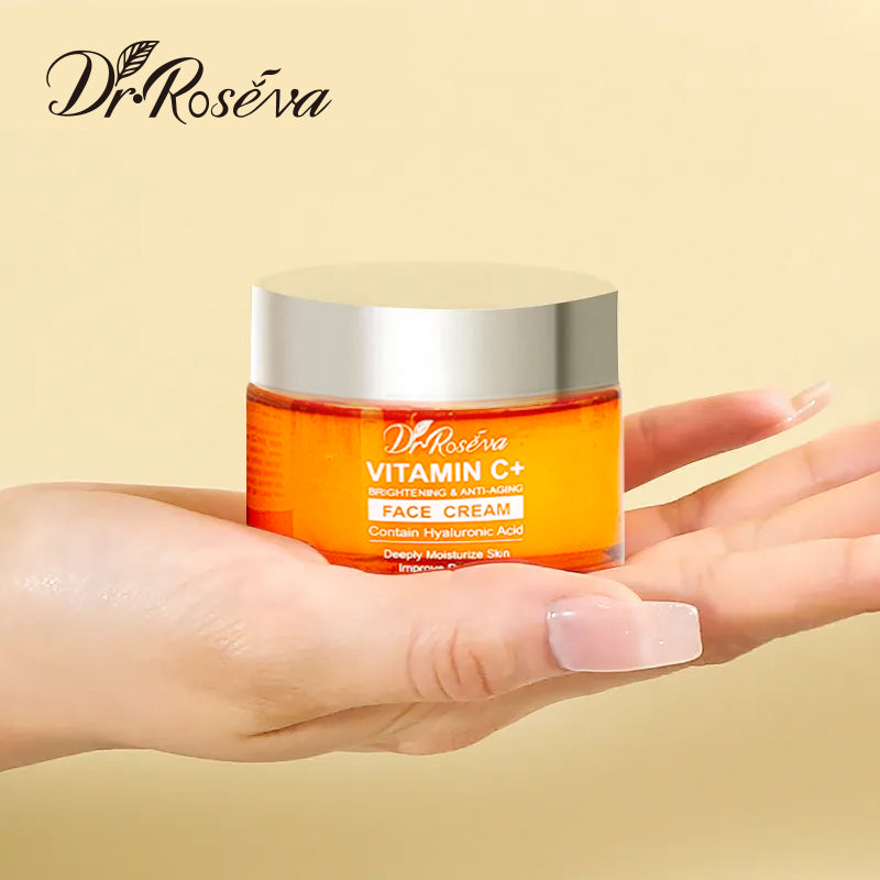 Crème visage hydratante enrichie à la vitamine C