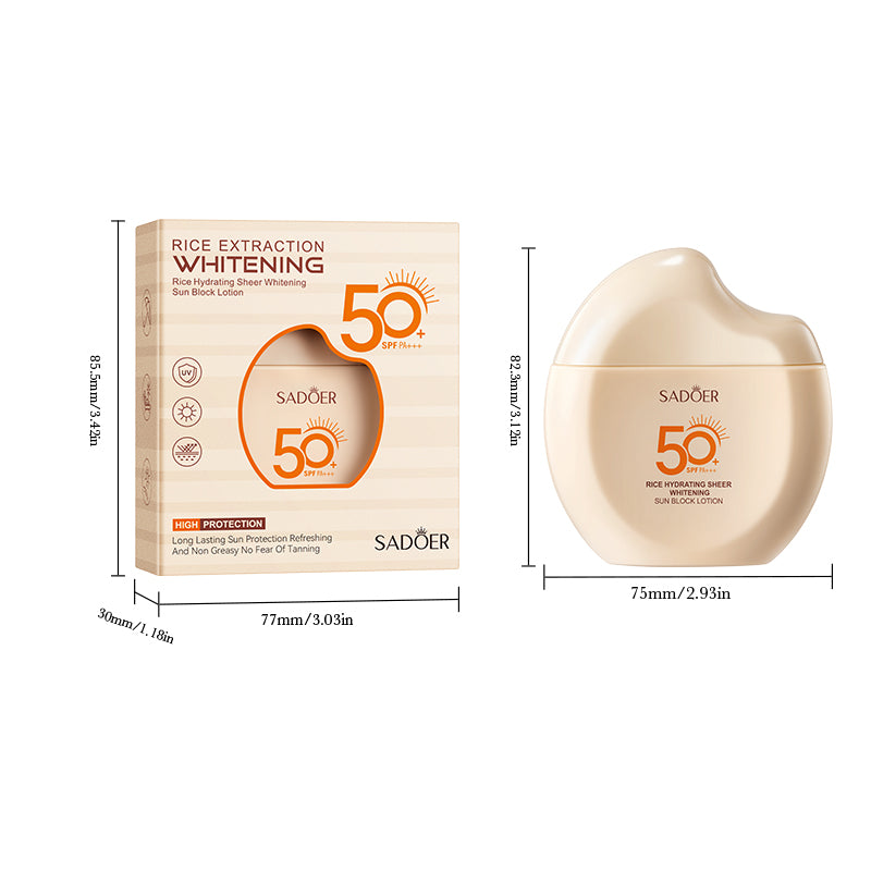 Crème solaire visage protectrice et hydratante