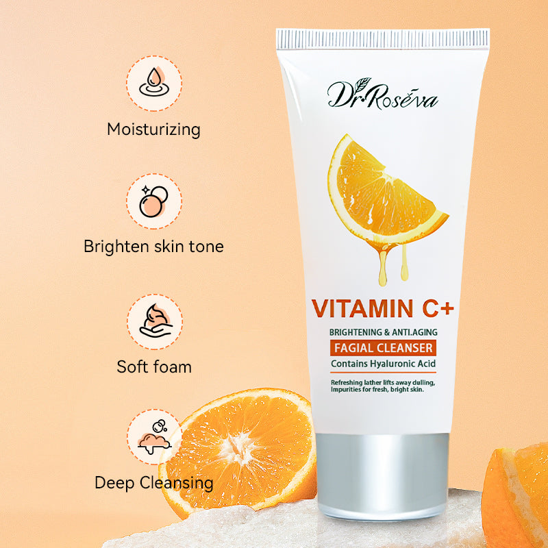 Nettoyant visage enrichie à la vitamine C
